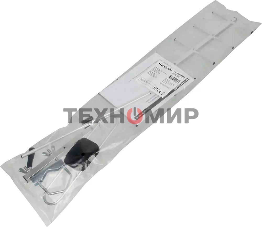 Антенна телевизионная Hyundai H-TAE140 11дБ пассивная серебристый