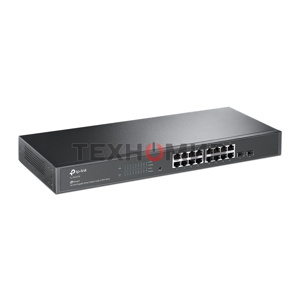 Коммутатор TP-Link Jetstream 16-port gigabit smart switch with 2-gigabit uplink ports