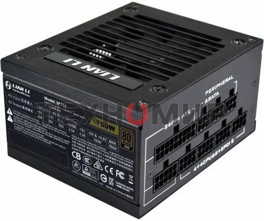 Блок питания Lian-Li SFX 750W SP750 80 PLUS gold (20+4pin) APFC 92мм fan 8xSATA Cab Manag RTL