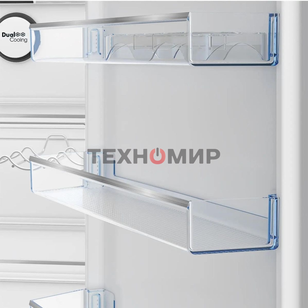 Холодильник Beko B5RCNK403ZW белый двухкамерный 257/100л морозилка снизу, No Frost