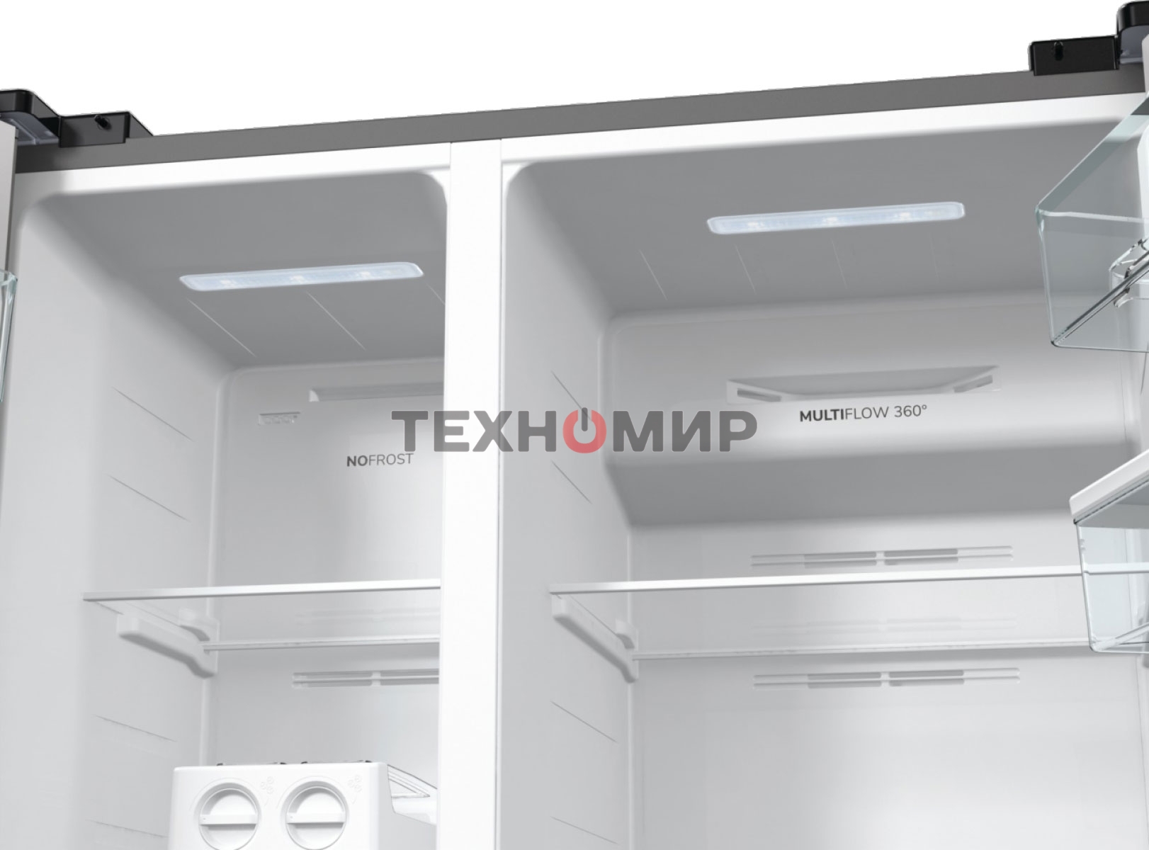 Холодильник Gorenje NRR9185EAXLWD двухкамерный серебристый мат. инвертер