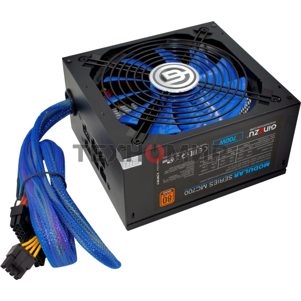 Блок питания Ginzzu MC700 700W 14CM 80 PLUS Bronze,