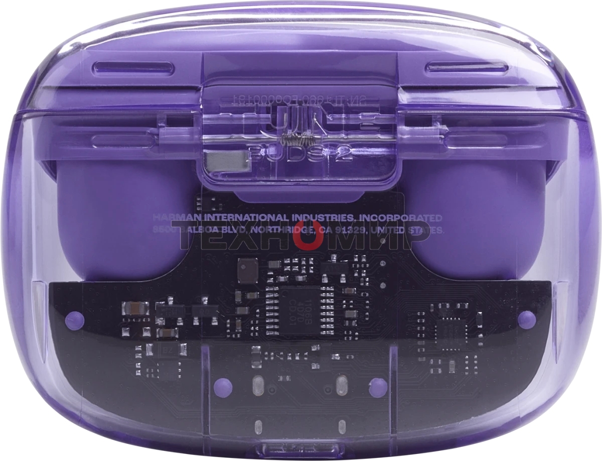 Наушники JBL, модель Tune Buds 2 Ghost фиолетовый