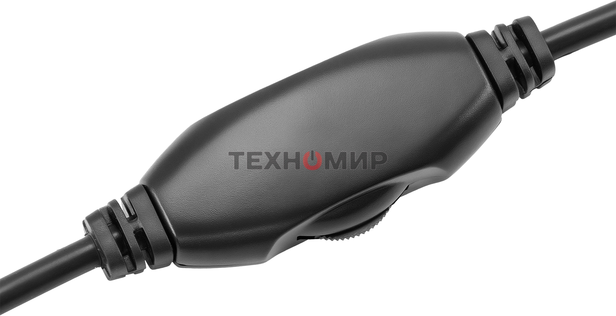 Наушники с микрофоном Оклик HS-L335G черный 2.2м мониторные USB оголовье (1972582)