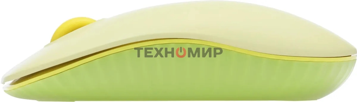 Мышь беспроводная Acer OMR205 зеленый/желтый, 1200 dpi, радиоканал, USB, кнопки - 3