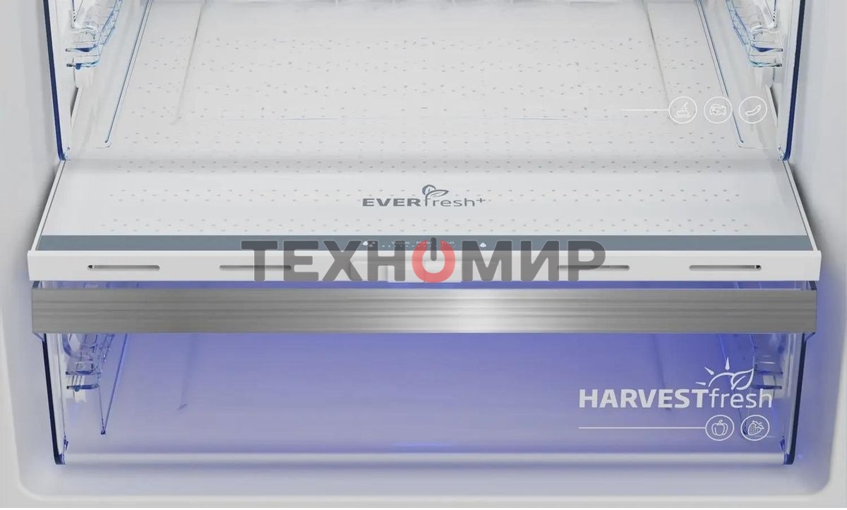 Холодильник Beko B5RCNK403ZW белый двухкамерный 257/100л морозилка снизу, No Frost