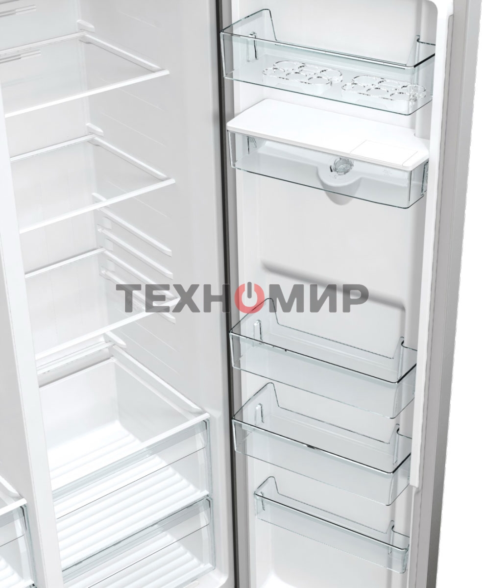 Холодильник Gorenje NRR9185EAXLWD двухкамерный серебристый мат. инвертер