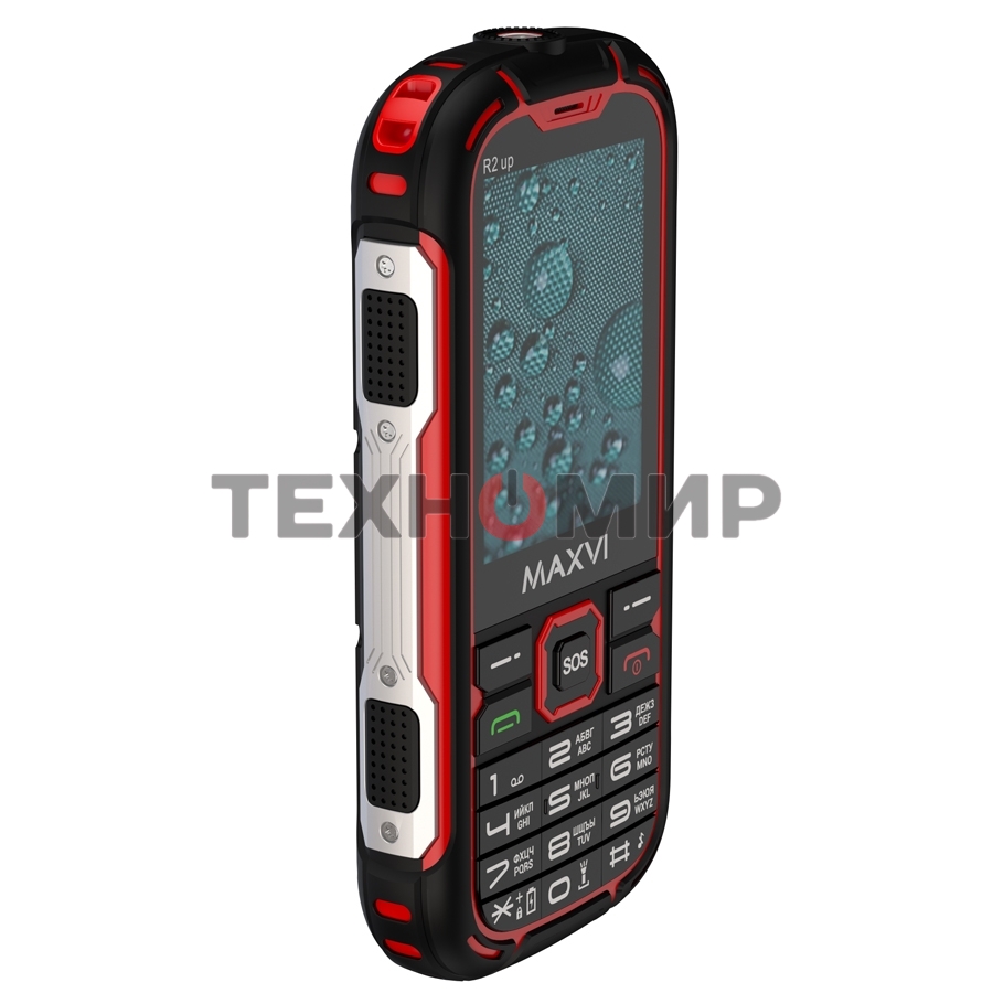 Мобильный телефон Maxvi R2 up красный