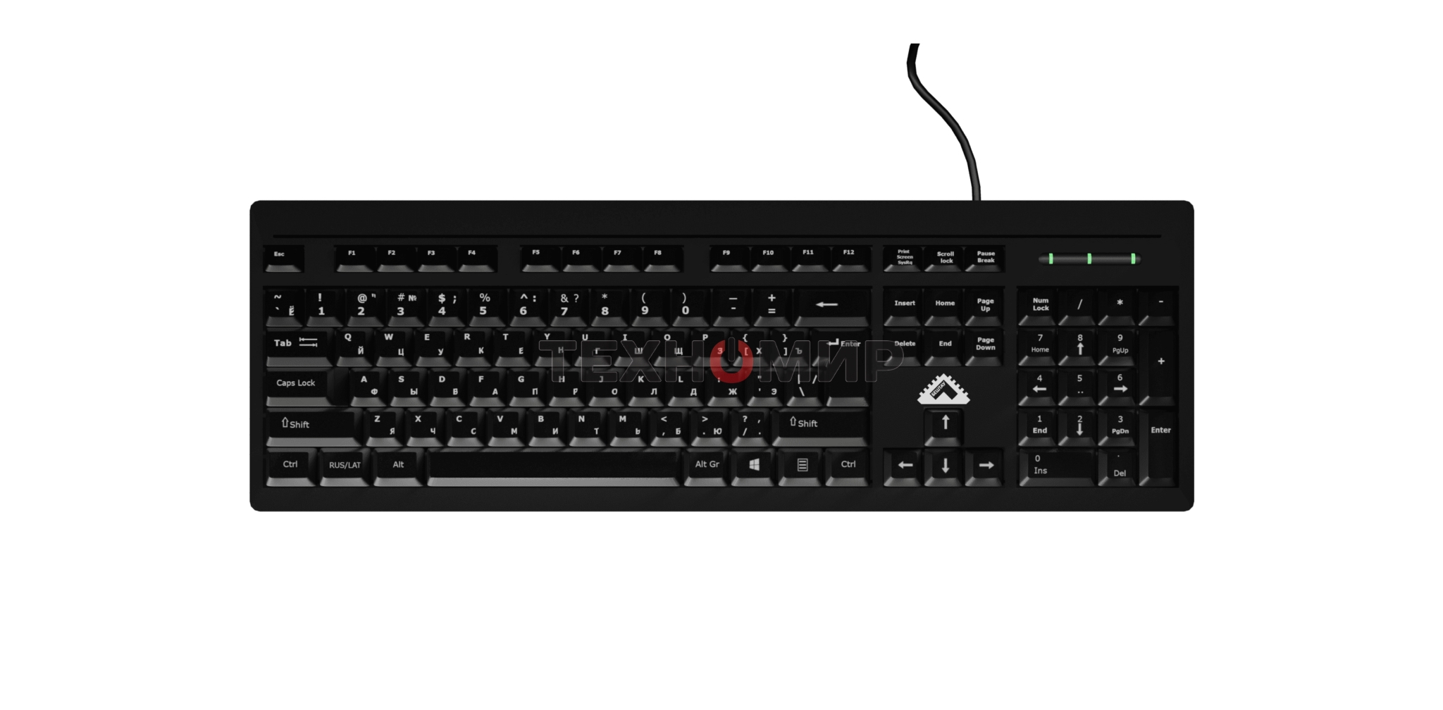 Клавиатура БЕШТАУ КЛ104РУ (SG) проводная, USB Type-A, чёрный