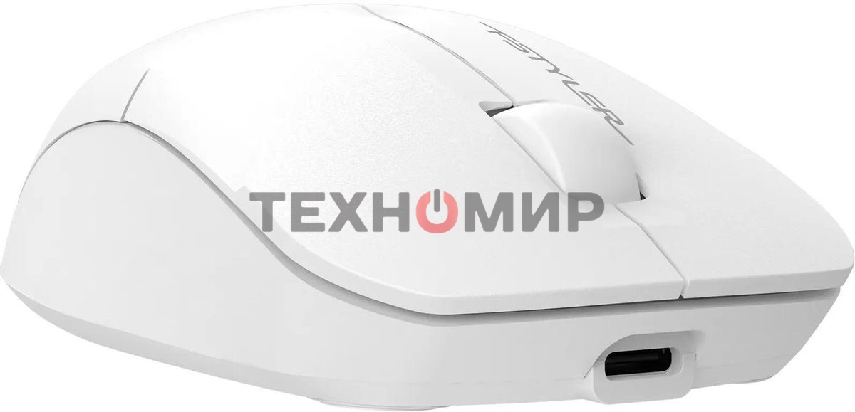 Мышь беспроводная A4Tech Fstyler FG15C Air2 белый, 1200 dpi, радиоканал, USB, кнопки - 3