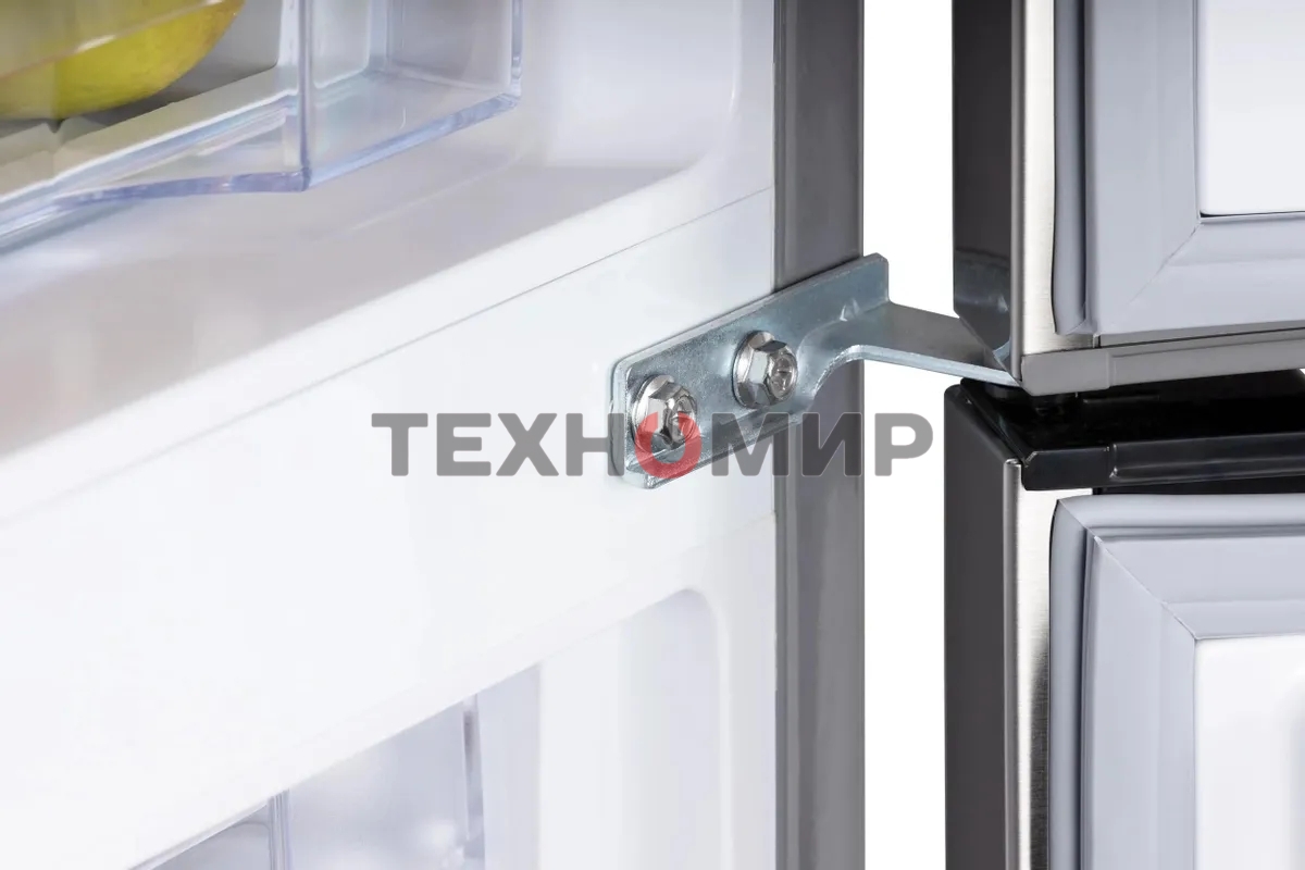 Холодильник Nordfrost NRB 162NF X нержавеющая сталь двухкамерный 205/105 л морозилка снизу