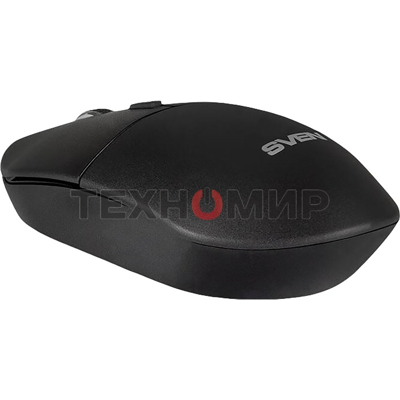 Мышь беспроводная SVEN RX-515SW черный, 1600 dpi, радиоканал, USB, кнопки - 4