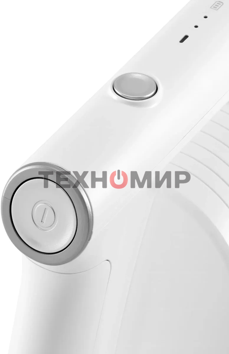 Пылесос вертикальный Coolfort CF-3004 белый, питание от аккумулятора, 150 Вт, уборка сухая/влажная, пылесборник 0,5 л, работа от АКБ max 30 мин.