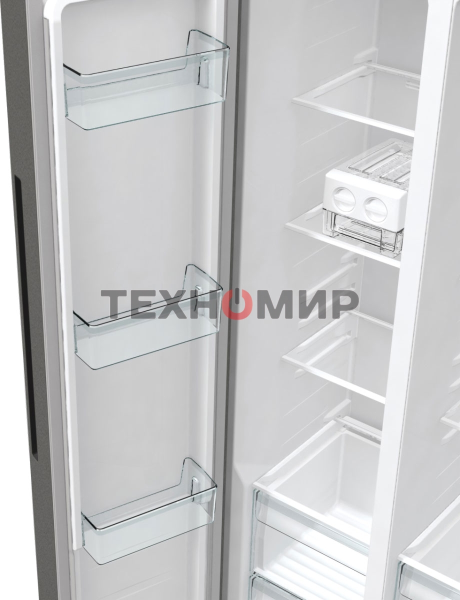 Холодильник Gorenje NRR9185EAXLWD двухкамерный серебристый мат. инвертер