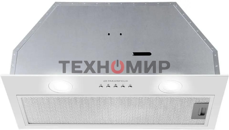 Вытяжка встраиваемая Maunfeld Trapeze 602M белый, 60 см, 1150 куб. м/ч, 54 дБ