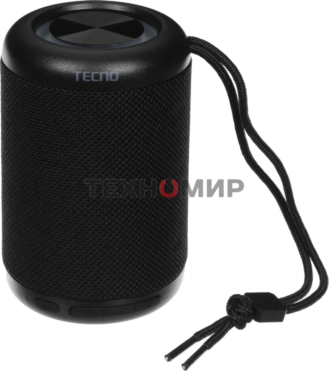 Колонка портативная Tecno S3 Square черный 3W 1.1 BT 2000mAh (S3)