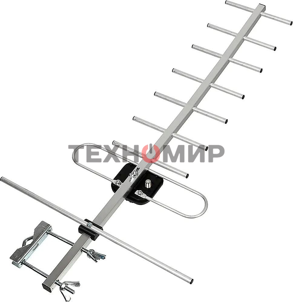 Антенна телевизионная Hyundai H-TAE140 11дБ пассивная серебристый