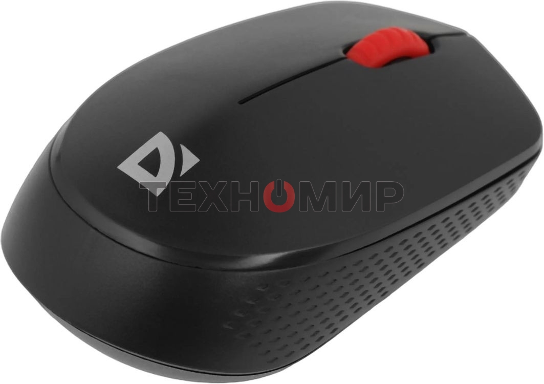 Мышь беспроводная Defender Tiana MB-055 черный, 1000 dpi, радиоканал, USB, кнопки - 3