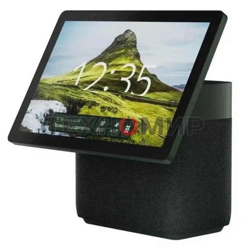 Умная колонка Яндекс Станция Дуо Макс, Zigbee, с дисплеем, 60Вт, с голосовым ассистентом Алиса на YaGPT, зеленый