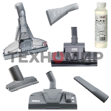 Пылесос моющий Thomas 788561 Twin XT серый, 320/1700 Вт, уборка сухая/влажная, пылесборник аквафильтр, 1.8 л