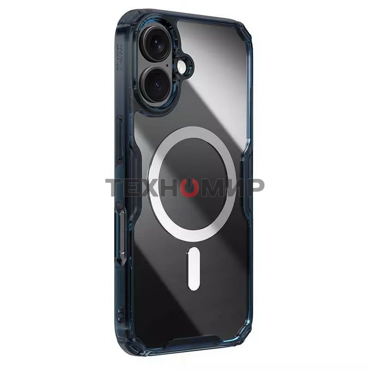 Чехол Nature TPU Pro Magnetic Case, синий, (AP iP16 Plus)