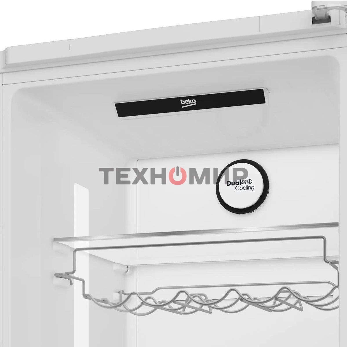 Холодильник Beko B5RCNK403ZW белый двухкамерный 257/100л морозилка снизу, No Frost