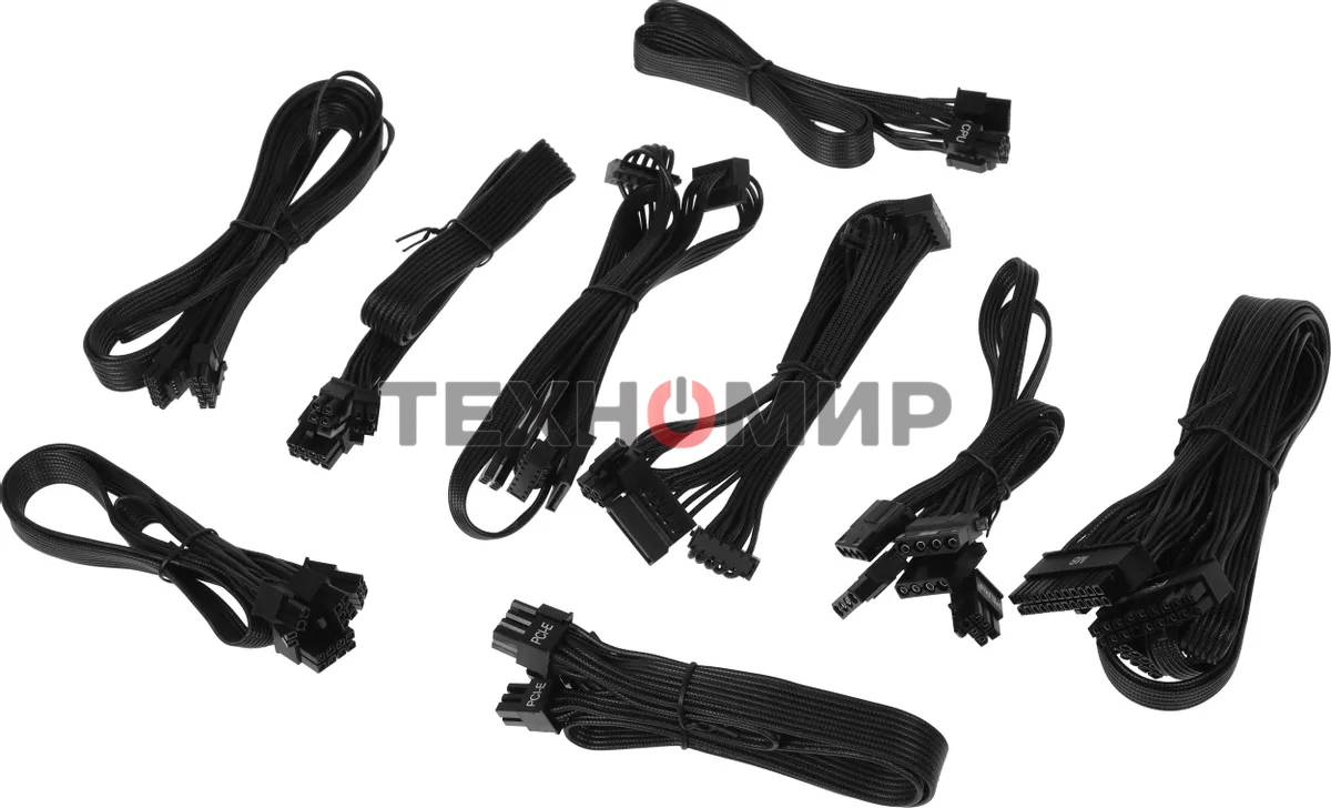 Блок питания Aerocool/Formula KCAS PLUS 1000GM V2 RTL (ACPG-KPK0FEC.12), 1000Вт, 80 PLUS Gold, 140мм, модульный, черный