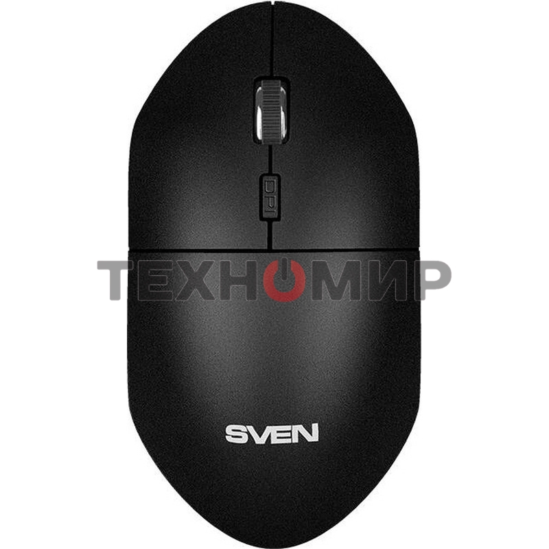 Мышь беспроводная SVEN RX-515SW черный, 1600 dpi, радиоканал, USB, кнопки - 4