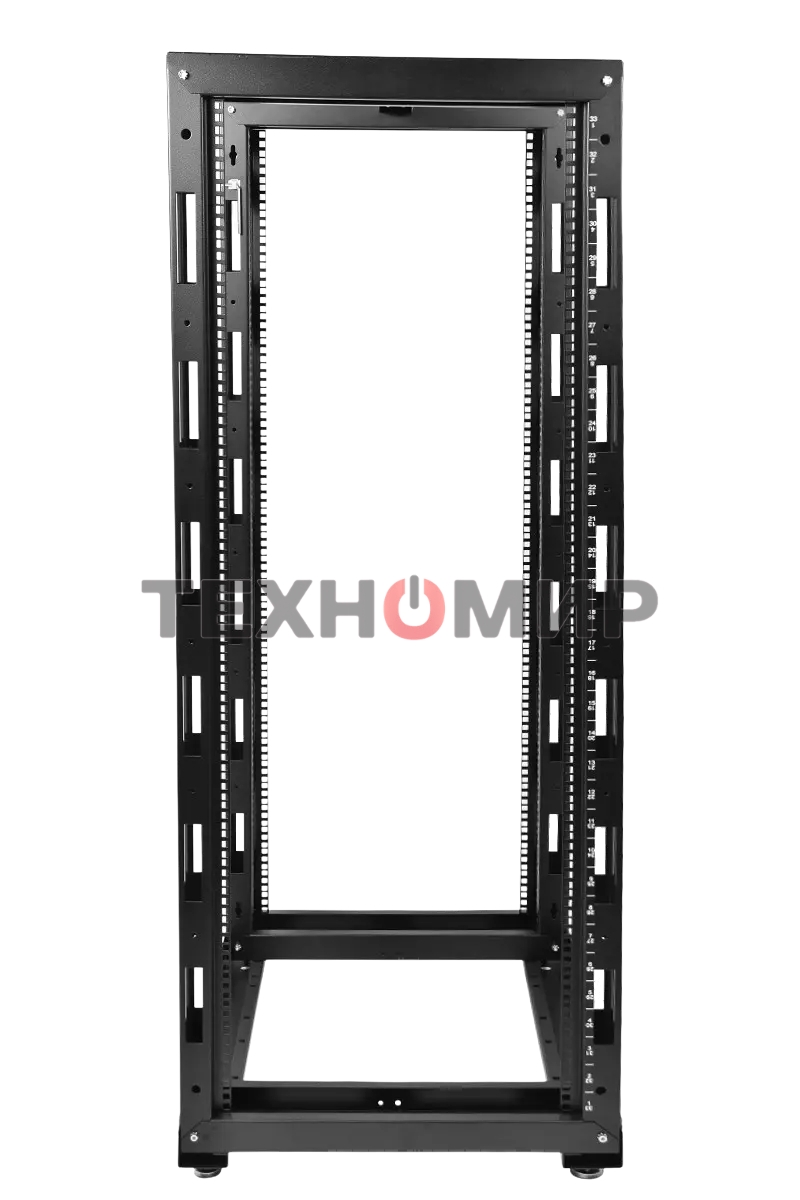 Стойка телекоммуникационная универсальная 42U двухрамная, черный