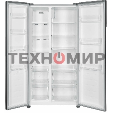 Холодильник Kraft KF-MS4801XI серый двухкамерный, 316/164 л, морозилка сбоку, No Frost, Side-by-Side