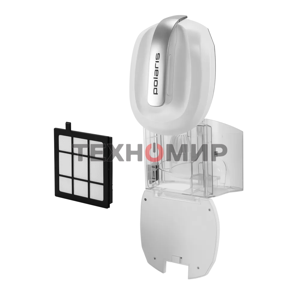 Пылесос Polaris PVC 1909 белый, 650/2200 Вт, уборка сухая, пылесборник контейнер 3 л