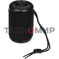Колонка портативная Tecno S3 Square черный 3W 1.1 BT 2000mAh (S3)