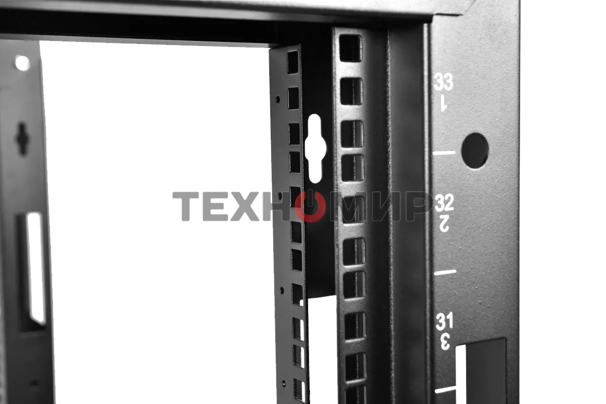 Стойка телекоммуникационная универсальная 42U двухрамная, черный