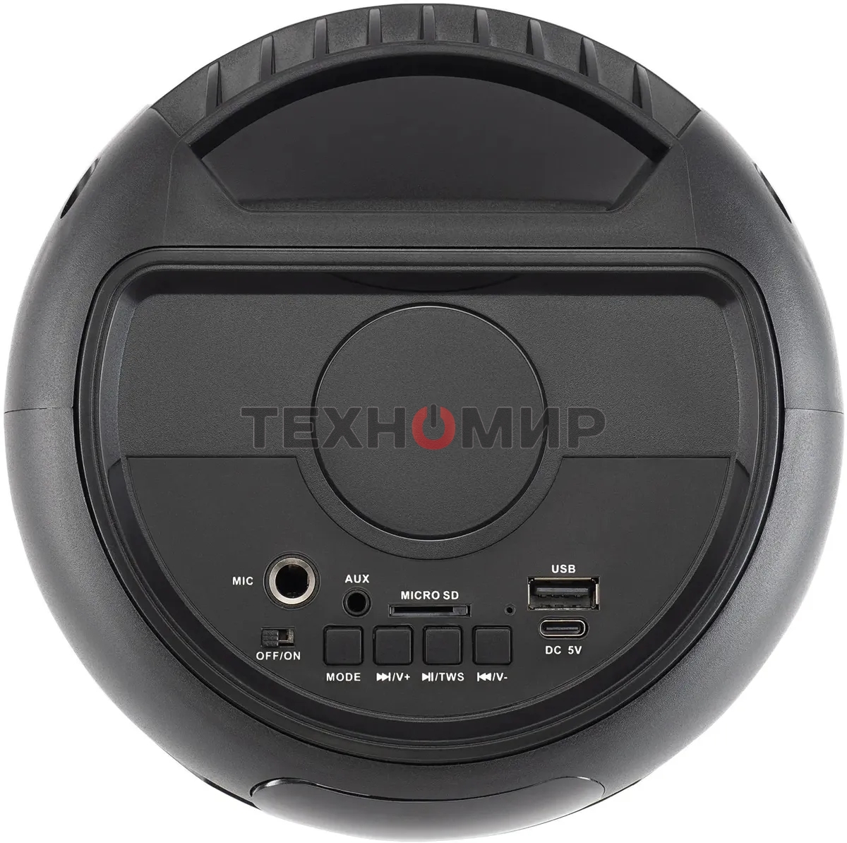 Минисистема Hyundai H-MC1221 черный 15Вт FM USB BT SD/MMC