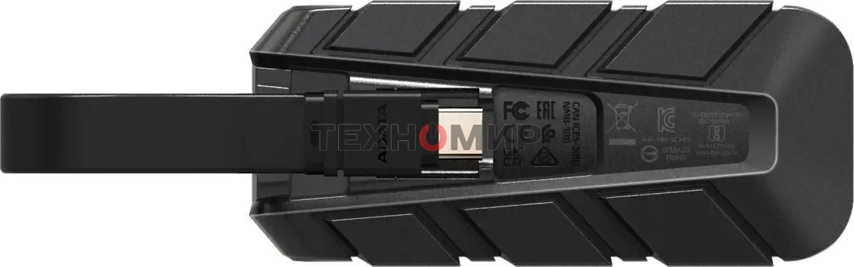 Внешний SSD ADATA SC740, 2TB, USB 3.2 Gen 2 Type-C, R/W 1050/1000, синий