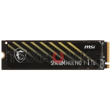 Накопитель SSD MSI M.2 2280 1Tb SPATIUM M470 PRO Client SSD S78-440L0J0-P83, PCIe Gen4x4 with NVMe
