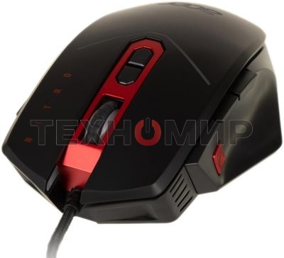 Мышь проводная Acer Nitro NMW120 черный/красный, 4200dpi, USB, кнопки - 8