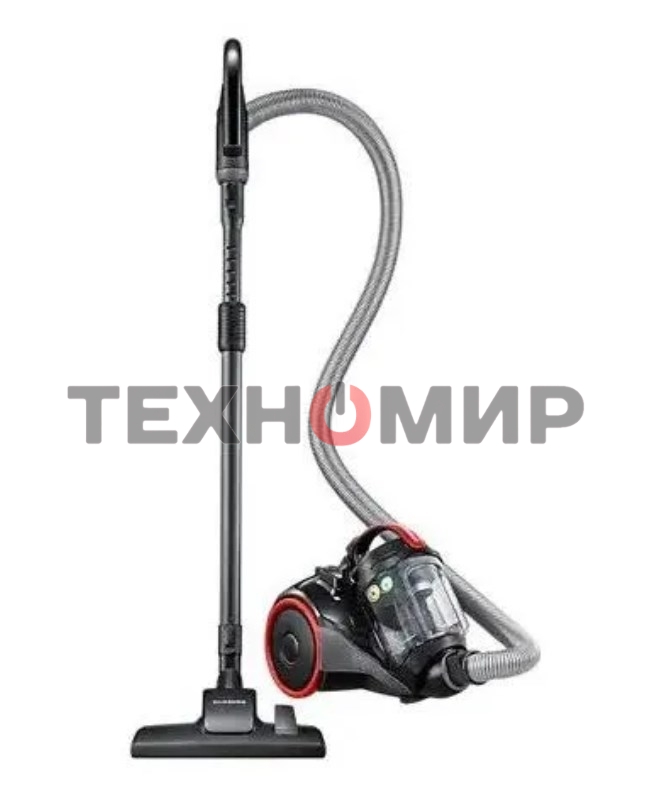 Пылесос Samsung VC15K4116VR/EV красный/черный, 390/1500 Вт, уборка сухая, пылесборник контейнер 1.3 л