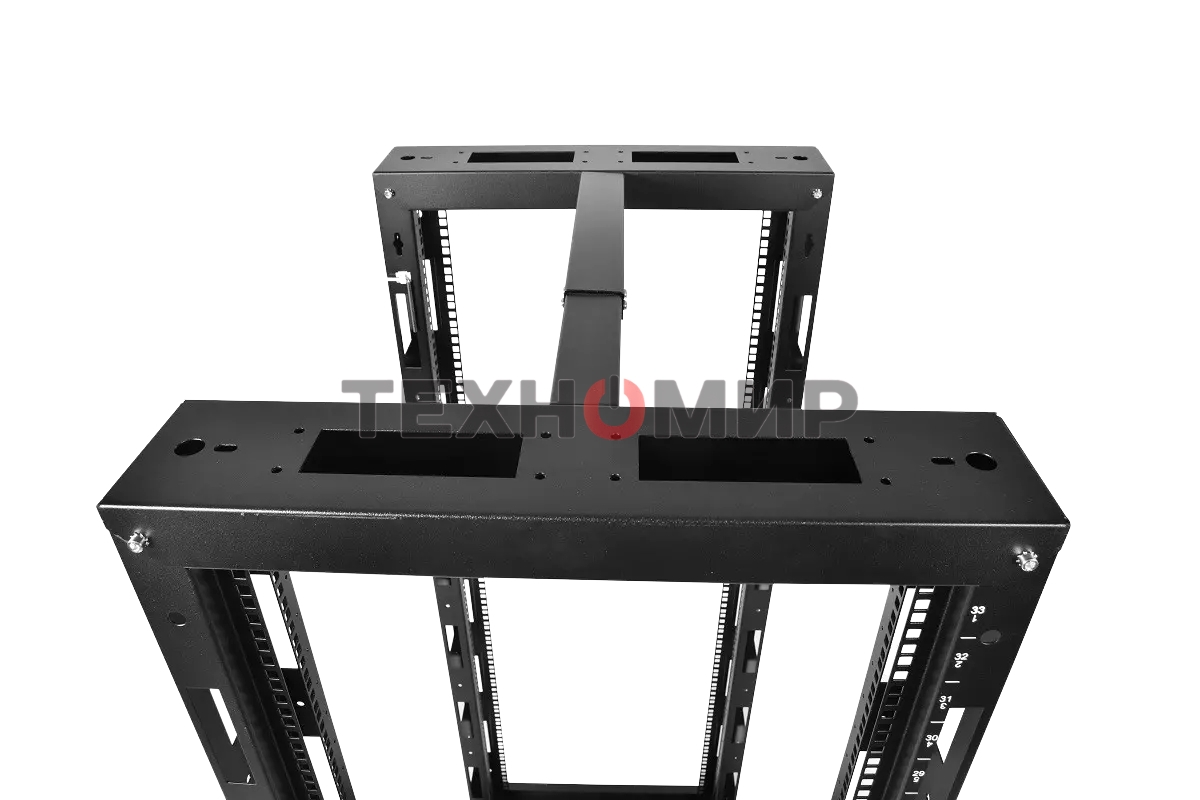 Стойка телекоммуникационная универсальная 42U двухрамная, черный