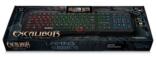 Клавиатура Qumo Excalibur K67 проводная, USB Type-A, чёрный