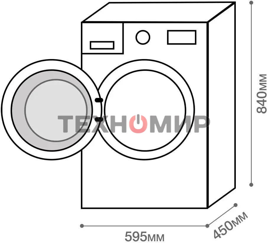 Отдельностоящая стиральная машина Kuppersberg WM 410 W, глубина 45 см, загрузка белья 6 кг, кнопочное управление, Отжим 1200 об.мин, 15 программ, Отложенный старт, Блокировка от детей, Уровень шума при стирке 50 дБ, Уровень шума при отжиме 75 дБ, Барабан 