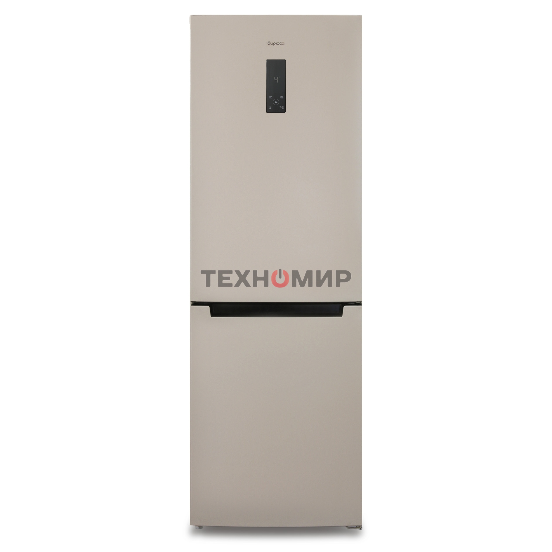Холодильник Бирюса B-G920NF бежевый двухкамерный 210/100 л морозилка снизу, No Frost