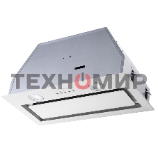 Вытяжка встраиваемая Maunfeld TRAPEZE 602IG белый, 60 см, 1150 куб. м/ч, 54 дБ