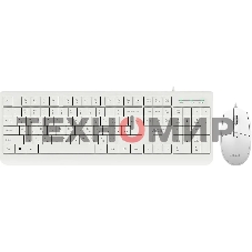 Комплект клавиатура+мышь Acer OCC400 проводной, USB, 2000 DPI, белый