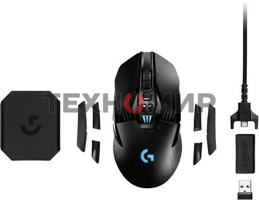 Мышь беспроводная Logitech G903 LIGHTSPEED черный, 25600 dpi, радиоканал, USB, кнопки - 11