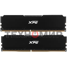Оперативная память XPG Gaммix D20, DDR4, 32GB (2x16GB), 3200MHz, CL16, UDIMM, с радиатором, черный