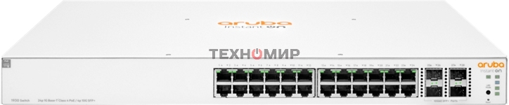 Коммутатор HPE JL684B Aruba Instant On 1930 24G Class4 PoE 4SFP/SFP+ 370W