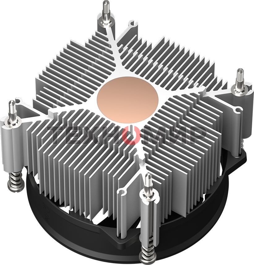 Устройство охлаждения (кулер) PcCooler R95-I черный 95мм алюминий+медь 2800rpm 31.2db 4-pin 95W 60мм