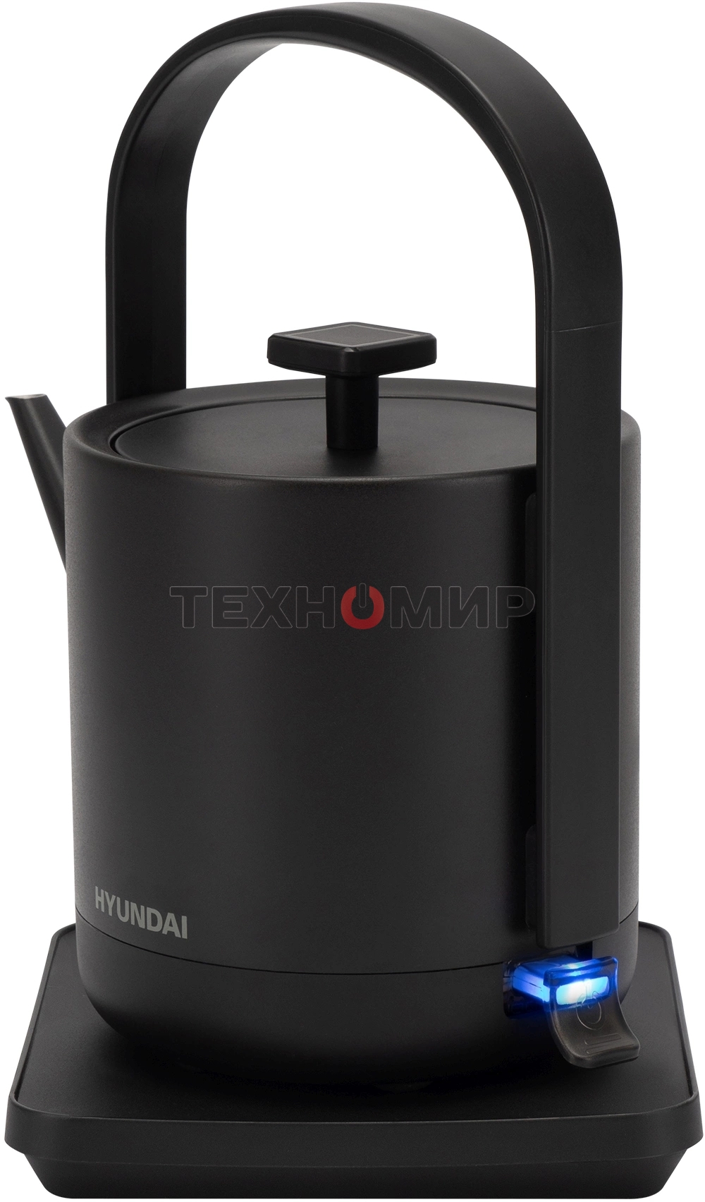 Чайник электрический Hyundai HYK-S2507 0.6 л, 1000 Вт, черный