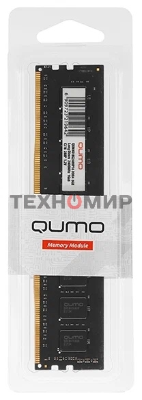 Оперативная память Qumo, DDR4, 8GB (1x8GB), 3200MHz, CL22, DIMM